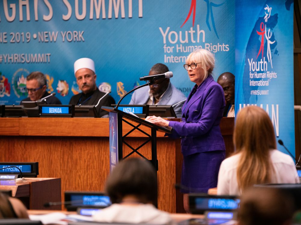 Trish Duggan at the United Nations supporting global initiatives